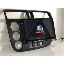 4 GB Ram 64 GB Hafıza Carplay Uyumlu Honda Civic Vtec2 Android Multimedya Kamera Hediye