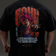 Vanquish Dbs Goku Black Oversized T Shirt