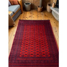 Zeora Home Afgan Desenli Makine Dokuma Kilim Etnik Otantik Anadolu Saçaklı Salon & Oturma Odası Antre Koridor Vintage Ince Halı