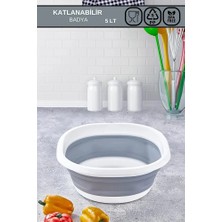 Poomy Katlanabilir Leğen Akordiyon Badya 5 Lt Leğen Katlanabilir Badya /CN699