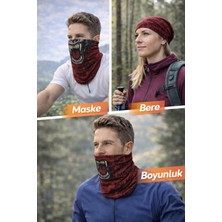 Colizon Unisex Motosiklet Maskesi Bandana – Uv Korumalı Termal Outdoor Boyunluk-Buff