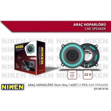 Yüksek Performanslı 5'' 13CM Araç Hoparlörü 12V 130W Güçlü Ses