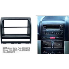 Siyah 7 Inç Double Teyp Çerçevesi Fiat Albea Palio Için