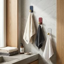 Marsilyan- 3'lü Gold Top Uçlu Yapışkanlı Plastik Askı