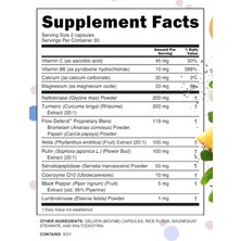 Clean Nutraceuticals Nattokinase, Serrapeptase, 60 Capsul,lumbrokinase, Enzyme With Bromelain Papain Papaya Enzymes Rutin Extract Amla Magnezium Vitamin B6 & Vıt C.
