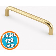 Nzb Titanyum Renk Mobilya Mutfak Çekmece Dolap Kapak Kulbu Kulpu Kulpları Metal (128 mm - 12.8 Cm)