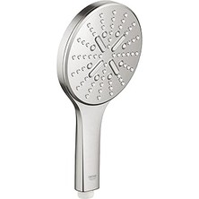 SHC4200 Rainshower Smartactive El Duşu (Su Tasarruflu, 3 Püskürtme Türü, Kireç Önleyici Sistem), Supersteel