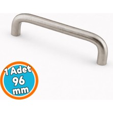 Nzb Mobilya Mutfak Çekmece Dolap Kapak Kulbu Kulpu Kulpları Metal (96 mm - 9.6 Cm) Saten Renk