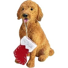 SHC4200 Sandicast Noel Süslemeli Goldendoodle Noel Süsü, Çok Renkli (XSO24201)