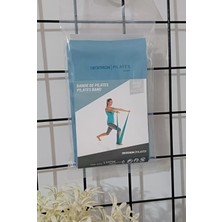 PremiumPort Esnek Pilates Bandı, Açık Mavi, Kolay Seviye, Ev ve Spor Kullanımı