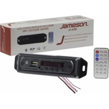 Jameson Oto Teyp Çevirici Usb, Tf, Fm, Aux, Bluetooth, 12V, Çok Fonksiyonlu