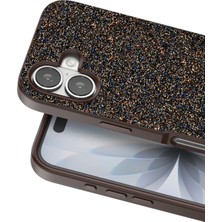 Mey İthalat Mey Ithalat®   iPhone 17 Bright Simli Kapak - Gold