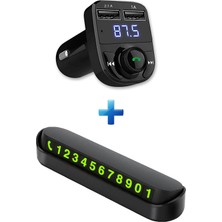 Çift Fonksiyonlu Bluetooth Fm Transmitter ve Otopark Numaratörü Seti