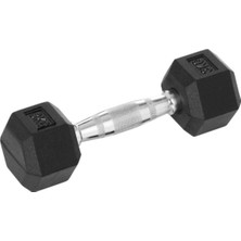 PremiumPort Kauçuk Altıgen Dambıl 3 Kg, Sağlıklı ve Pratik Ev Egzersizi Malzemesi