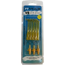 Ryuji V8 10CM 10GR Silikon Yem (3+5) Chartreuse Glow