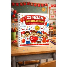 Z&R Craft 23 Nisan Ulusal Egemenlik ve Çocuk Bayramı Boyama Kitabı Çocuklar Için Eğitici 21X21