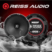 20CM M8DF Özel Seri Oto Midrange Hoparlör 450W 200RMS Iki Adet