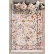 GÜLCEM HOME Hümayun, Modern Etnik Desenli Dokuma Bohem Oturma Odası ve Salon Halısı