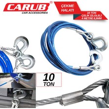 Belirtilmemiş Carub Çekme Halatı 10 Ton Çelik Izoleli 4 mt