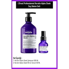 L'Oréal Professionnel Loreal Professionnel Keratin Alpha Sleek Saç Bakım Seti 500 ml