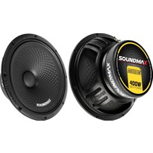 20 cm Midrange 400W Max 200W Rms Çiftli Güçlü Hoparlör Seti