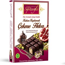 ERDEM Sepetçioğlu Kakao Kaplamalı Antep Fıstıklı Nar Aromalı Çekme Helva 160G