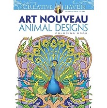SHC4200 Creative Haven Nouveau Animal Designs Coloring Book