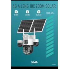 Inox Digital INOX-X25 4 Lens 18 x Zoom 4g E Sim Solar Ptz