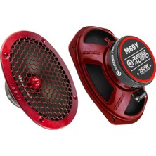Yüksek Performanslı Oval Metal Kapaklı Midrange Hoparlör 250W Güçlü Ses