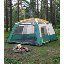 lstri Kamp Çadırı Geniş Aile Boyu Büyük Kamp Çadırı 2 Oda 1 Salon 420*305*200 cm