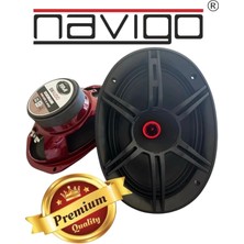 Yüksek Güçlü Oval Hoparlör Seti, 105 Rms, 900 Watt, Çift Paket