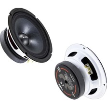Kırmızı Oto Mıdrange Yeni Seri 16CM 200W 2 Adet Kapaksız XMD-3065
