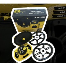 6x9" Oval Midrange Hoparlör, 150W Rms, 900W Max, 2'li Takım