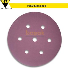 Sia 1950 Siaspeed 150 mm 40 Kum 7 Delikli Cırtlı Zımpara Kağıdı 50'li
