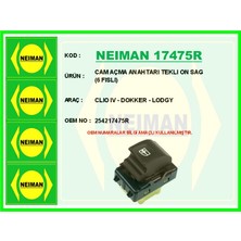 Bescher Gld-Spt- Cam Açma Anahtari Tekli On Sag 6 Fisli Clio Iv - Dokker - Lodgy