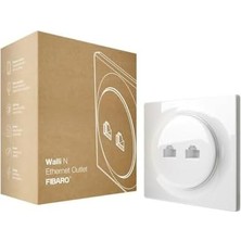 Uray Home Fıbaro Walli N Ethernet Outlet/ağ Soketi Sıva Altı 2x Cat.6 10 Gigabit, FGWEEU-021
