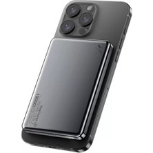 Magicool Pw560 10.000 Mah Dijital Göstergeli 20w Type-c Ve 15w Kablosuz Şarj Pd Hızlı Şarj Magsafe Powerbank - Titanyum