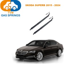 Tvm Gas Springs Skoda Superb 2015-2024 Elektrikli Bagaj Amortisörü Sağ / Sol (2 Adet)
