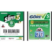 5.sınıf Fen Bilimleri (B) Soru Kitabı - 36 Haftalık Fen Bilimleri Çek Kopar Test