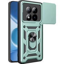 SHC4200 Redmi Note 15 5g Pars Lens Yüzüklü Silikon - Yeşil