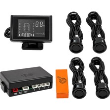 Mega Oto Market Frt Ottoman Park Sensörü Seti 4’lü LED Ekranlı 22MM – Geri Görüş Mesafe Ölçer Sistem