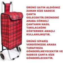 PremiumPort Renkli Çok Fonksiyonlu Pazar Arabası Çantası, Pratik ve Şık Tasarım