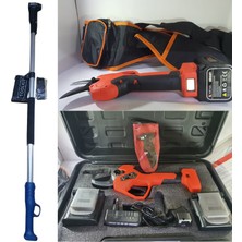 İtal Ital Akülü Budama Makası 2*4AH Dijital 2 Bataryalı Pmx 45 mm Uzatma Aparatlı