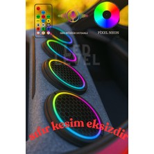 20 cm Piksel Kayar Ledli Midrange Kapağı, Rf Kumandalı, Animasyonlu 2 Takım