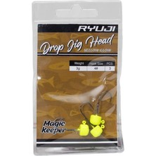 Ryuji Drop Jighead Yellow Glow