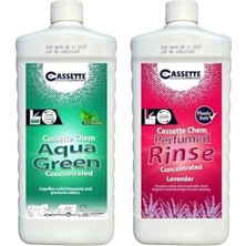 Nuvvo Cassettechemıcals Karavan-Tekne Tuvalet Kimyasalı-Atık Parçalayıcı ve Koku Giderici 2'li Set