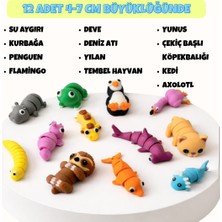 Tavşan Yumi Hareketli Hayvan Figürlü Oyuncak Anahtarlık -12'li - 15'li - 20'li Setler / 4-7 cm Büyüklüğünde