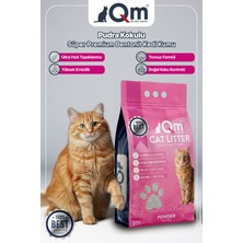 Qm Pudralı Süper Premium Bentonit Kedi Kumu 10 L