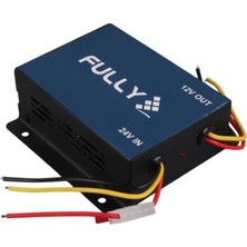 Pazarcan Fully 2412 24V/12V Dc-Dc 30 Amper Oto Akü Voltaj Konvertör Oto-Kamyon-Tır Uyumlu