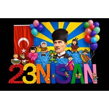 Promisebackdrop2 150X200 Kumaş Okul Panoları, Etkinlik Fon, 23 Nisan Panosu, 23 Nisan Kutlu Olsun Afiş